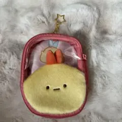 すみっコぐらし　えびふらいのしっぽ　ぬいぐるみポーチ　あじふらいのしっぽ