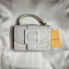 【GUSCIO】新品 グッシオ ITALY 2WAYミニスクエアショルダーバッグのサムネイル