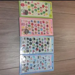 キャラクターシール・ステッカー4枚セット　たまごっちシール