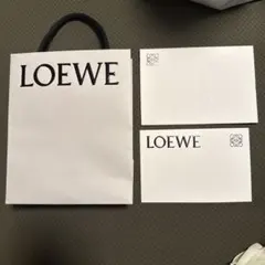 LOEWE ショッパー　メッセージカード