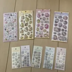 ちいかわウォーターinシール　ミニミニぷっくりシール　8枚セットおまけ付き