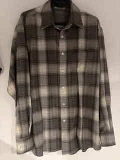 auralee SUPER LIGHT WOOL CHECK SHIRTS 3