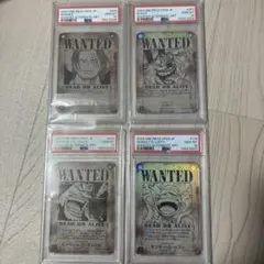 ワンピース カードゲーム WANTED 4連番　新四皇手配書