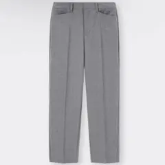 GU ウォッシャブルテーパードパンツ グレー XL