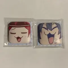 ぶくスタ　中国　萌顔スクエア缶バッジ　燐音・ニキ