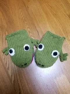 カエルちゃん手袋　ミトン