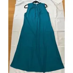 ‼️最終値下げ‼️緑ノースリーブ ワンピース