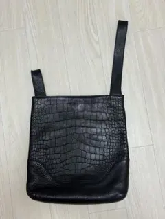 美品　PELLE MORBIDA ペッレモルビダワンハンドルバッグ　クロコ型押しのサムネイル