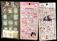【正規品】ボンボンドロップシール　ハローキティ、101匹わんちゃんプチドロなど