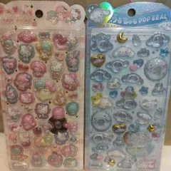【正規品】うるちゅるポップシール　シナモロール　サンリオキャラクター 　セット