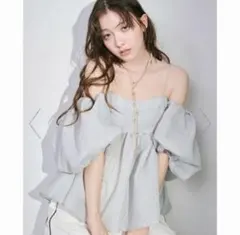 Lily brown♡3wayチュールペプラムビスチェ - メルカリ