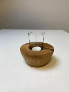 木製キャンドルホルダー