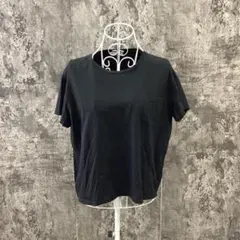 ✨nimes et nimes✨ニーム エ ニーム♡半袖Tシャツ♡カットソー♡黒のサムネイル