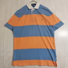 Polo by Ralph Lauren ラガーシャツ ボーダー L