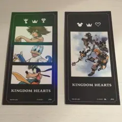 キングダムハーツ　ロフト　プレゼント　しおり　２枚セット