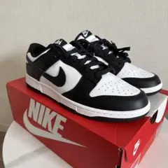 【新品】NIKE DUNK LOW ブラック ホワイト パンダ　ダンク