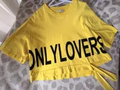 ZARA TRAFALUC ONLY LOVERS Tシャツ イエロー Lのサムネイル