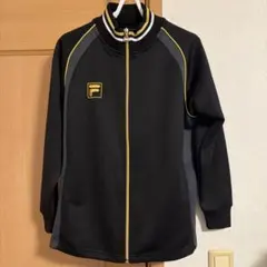 FILA キッズ ジャージ ブラック ゴールド