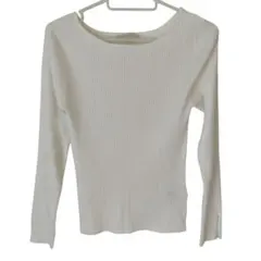 プロポーションボディドレッシング トップス ニット 白 ホワイト 春 S