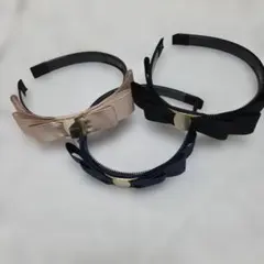 リボン カチューシャ 3点セット