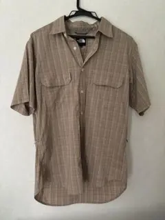 THE NORTH FACE メンズ　半袖　シャツ　チェック　M