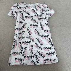 MSGM キッズ ロゴプリント ワンピースのサムネイル