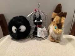 ジブリ ジジ キツネリス まっくろくろすけ ぬいぐるみ