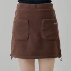【Chico】フリース台形ミニスカート