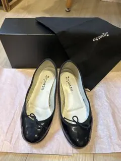 【良品】✨repetto バレエシューズ　フラットパンプス　BK 23cm 2025年最新】レペット Repetto フラットシューズの人気アイテム