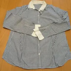 earth music&ecology ストライプシャツ M