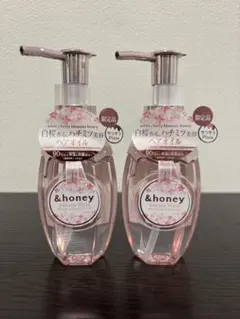 &honey（アンドハニー） サクラピクシーモイストシルキーヘアオイル2本セット