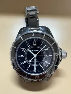 CHANEL J12 オートマティック ブラック セラミック 腕時計　38mmのサムネイル