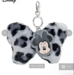 ディズニー　ミニー　ミラーチャーム　シュシュ　ヒョウ柄　アベイル　しまむらのサムネイル