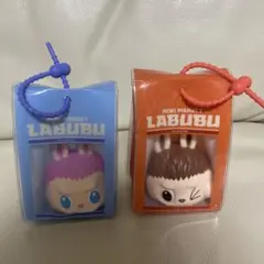 ペア　LABUBU マスコット ぬいぐるみ 2色セット　MINI MARKET