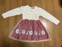 Disney 長袖ワンピース 120サイズ　ミニーマウス