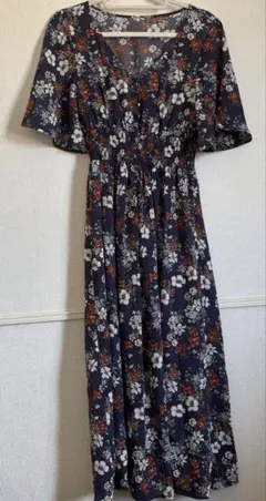 チャオパニック　花柄ロングワンピース