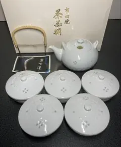 【未使用】有田焼・茶器揃・急須・湯呑み5