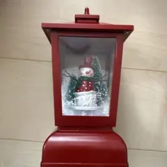 中古　クリスマス スノーマン ランタンのサムネイル