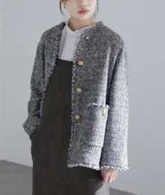 テーラードジャケット ツイード