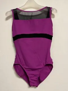 チャコット　紫ローズ色　タンクレオタード