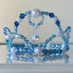 スモールティアラ♡ブルービーズ＊青いかんむりプリンセス