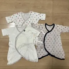 ベビー肌着 コンビ肌着 3点セット　新生児