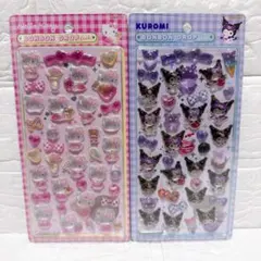 【正規品✨】ハローキティ クロミ ボンボンドロップシール サンリオ 2枚セット