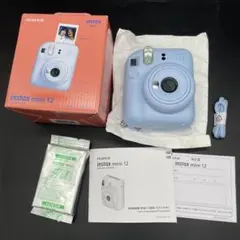 ◯チェキ instax mini 12 本体 パステルブルー 水色