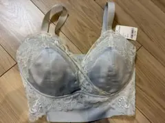 PEACH JOHN ブラック胸きゅんナイトブラ　ブルー　DE75