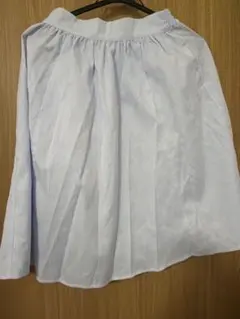 earth music&ecology スカート　ストライプ　水色