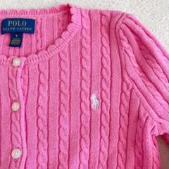 【値下げ】Polo Ralph Lauren ピンク カーディガン 6