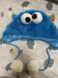 クッキーモンスター 帽子 フリーサイズ