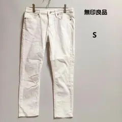 ホワイトスキニーデニム 25　ホワイトジーンズのサムネイル