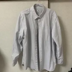 UNIQLO オックスフォードシャツ　ストライプ　XLサイズ　ユニクロ